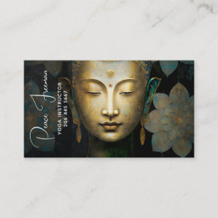 CARTE DE VISITE PATINE DE PAIX   PORTRAIT DE MÉDITATION