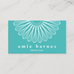 Carte De Visite Pâtisserie Chef Whisk Logo Restauration Boulangeri