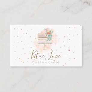 Carte De Visite Pâtisserie de cake designer pour mariage