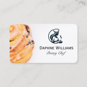 Carte De Visite Pâtisserie   Logo de chef