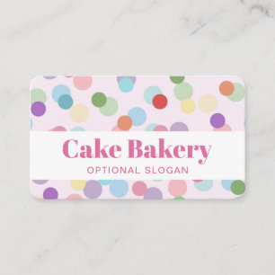 Carte De Visite Pâtisserie Moderne Dots Boulanger Pâtissier Boulan