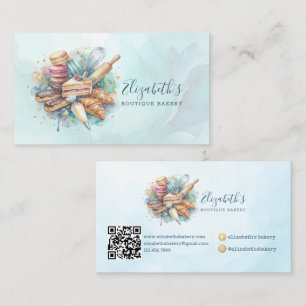 Carte De Visite Pâtissier Boulangerie Pâtisserie Desserts Sucrerie