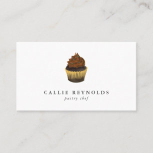 Carte De Visite Pâtissier cuisinier chocolat boulanger