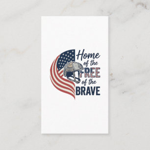 Carte De Visite Patriotique Maison des Libres Casque Brave Chemise