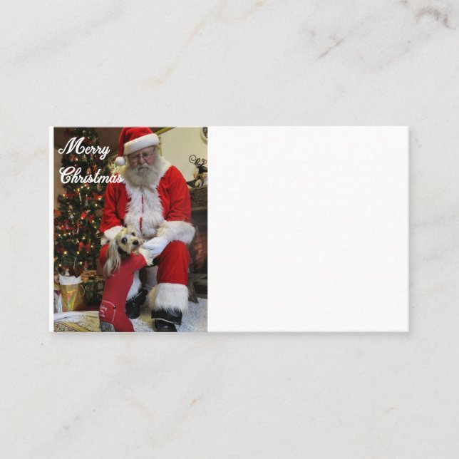 Carte De Visite Patrouilles Père Noël (Devant)