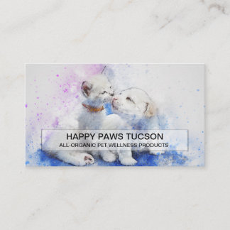 Carte De Visite Pattes heureuses faites sur commande
