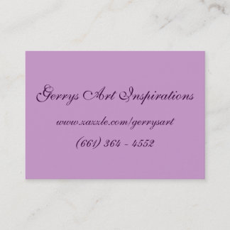 CARTE DE VISITE PAVOTS PORTATIFS D'ART