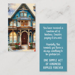 Carte De Visite Payez-le en avant Loi sur l'itinérance