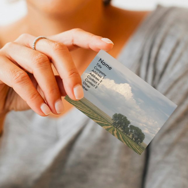 Carte De Visite Paysage agricole Big Sky (In Situ)