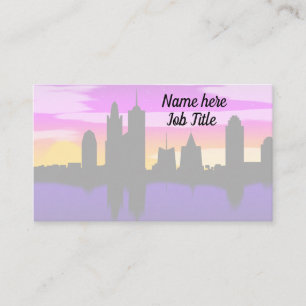 Carte De Visite Paysage coloré personnalisable