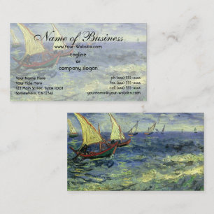 Carte De Visite Paysage marin à Saintes-Maries par Vincent van Gog