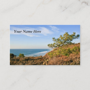 Carte De Visite Paysage marin de la Californie