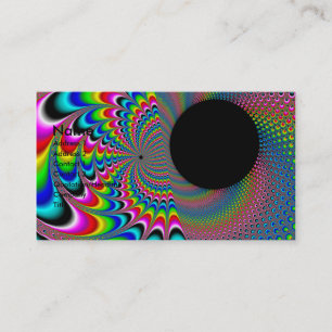 Carte De Visite Peackock A Delic - Art Fractal