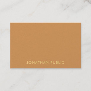 Carte De Visite Pearl Finish Moderne Elégant Couleurs Simple Premi