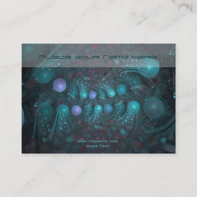 Carte De Visite Peau Alien 001 (Devant)