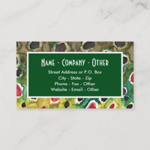 Carte De Visite Pêche à la volée truite Brown