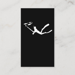 Carte De Visite Pêche au Spearfish Snorkel Speargun