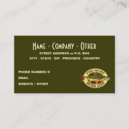 Carte De Visite Pêcheur à la mouche de Brook Trout