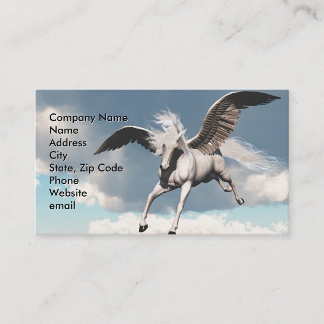 Carte De Visite Pegasus (Devant)