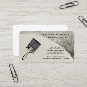 Carte De Visite Peintre