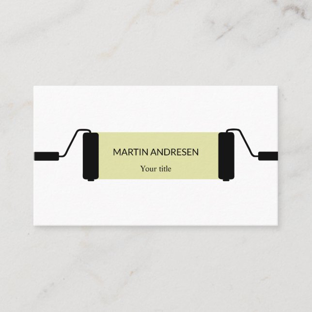 Carte De Visite Peintre (Devant)