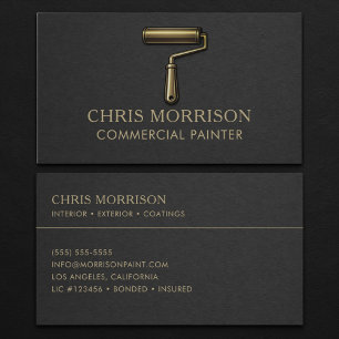 Carte De Visite Peintre Commercial Professionnel