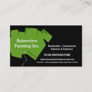 Carte De Visite Peintre de Chambre de Pro Painting Company