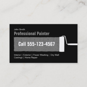 Carte De Visite Peinture à la maison professionnelle faite sur