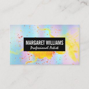 Carte De Visite Peinture artistique   Holographie, holographique