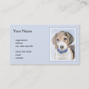 Carte De Visite Peinture beagle - Cute Original Chien Art