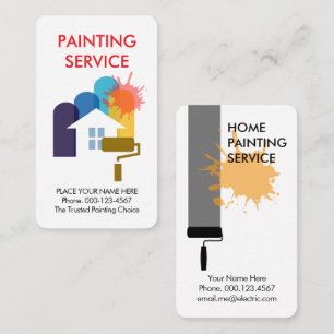 Carte De Visite Peinture créative pour la maison Couches de peintu