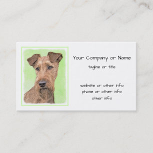 Carte De Visite Peinture de Terrier irlandais - Cute Original Dog 