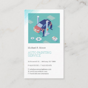 Carte De Visite Peinture du corps automatique Professionnel