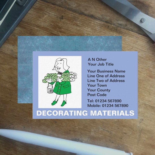Carte De Visite Peinture et papier peint Matériaux de décoration (Créateur téléchargé)