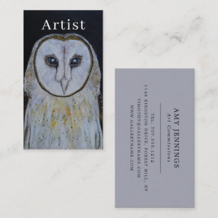 Carte De Visite Peinture Ghost of the Night par Alfred Fox
