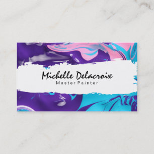 Carte De Visite Peinture mixte   Vibrant II