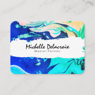 Carte De Visite Peinture mixte   Vibrant II