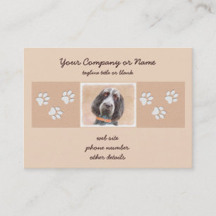 Carte De Visite Peinture Spinone Italiano - Belle Art Original Chi