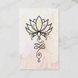 Carte De Visite *~* Peony Lotus Nirvana Géométrie Sacrée Yoga 