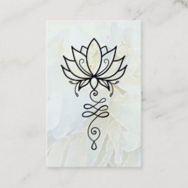 Carte De Visite *~* Peony Nirvana Géométrie Sacrée Lotus Yoga