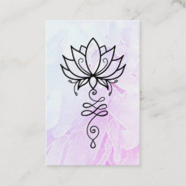 Carte De Visite *~* Peony Nirvana Géométrie Sacrée Yoga. Lotus