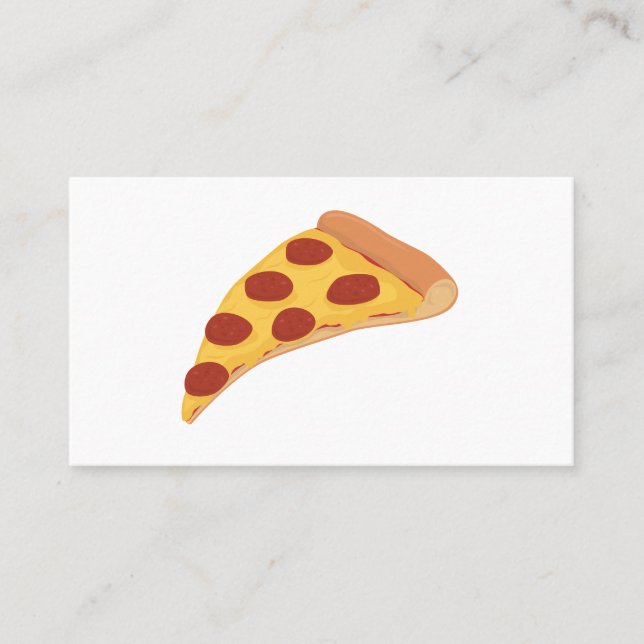 Carte De Visite Pepperoni pizza (Devant)