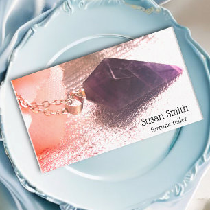 Carte De Visite Perceptive Tarot Carteur Pendel Futur lila