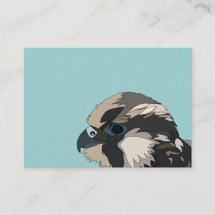 Carte De Visite Peregrine Falcon Oiseau Art