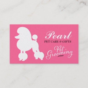 Carte De Visite Perle 311 le toilettage d'animal familier de