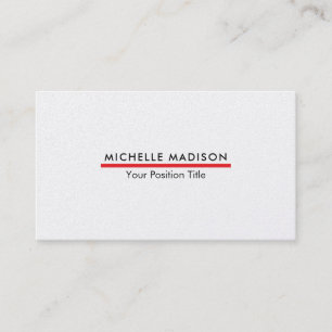 Carte De Visite Perle Premium Minimaliste Tendance Professionnel U