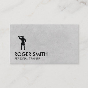Carte De Visite Personal Trainer simple
