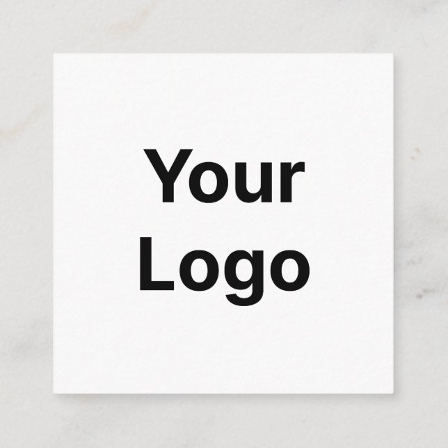 Carte de visite personnalisable avec code QR (Dos)