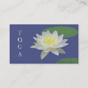 Carte de visite PERSONNALISABLE, "BLOSSOM LOTUS BL