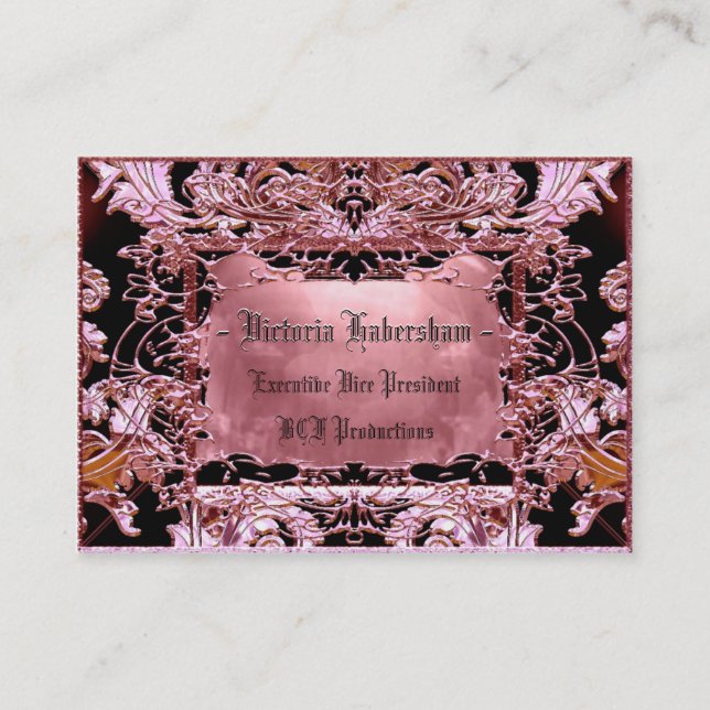 Carte De Visite Personnalisable cordial d'Adella (Devant)